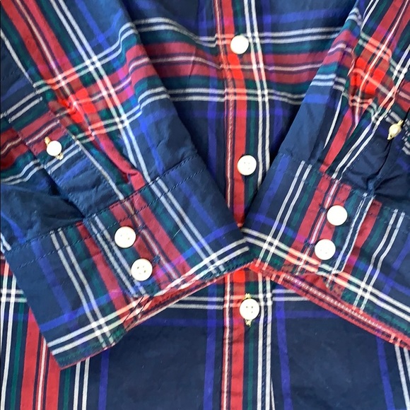 Plaid print blouse - Picture 4 of 4